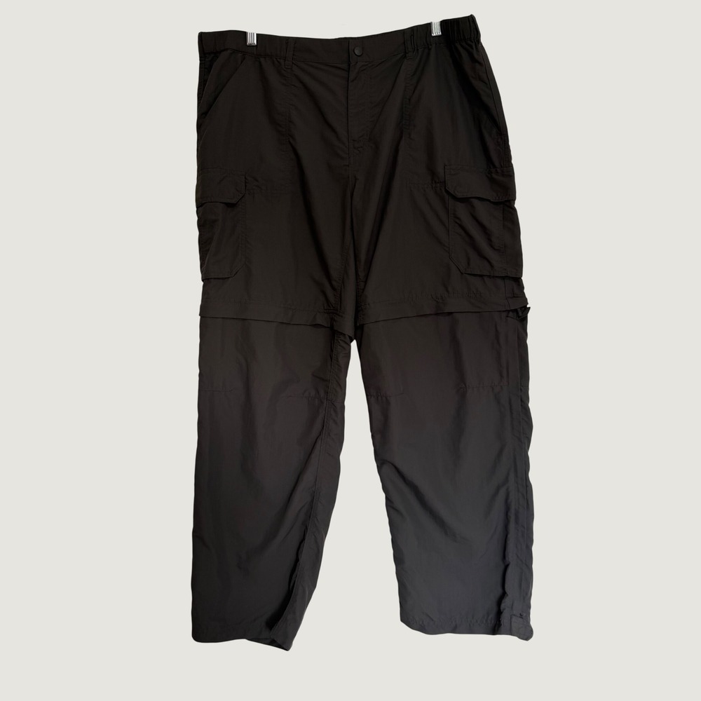 REI Convertible Cargo Hiking Pants Women 18W Black Outdoor